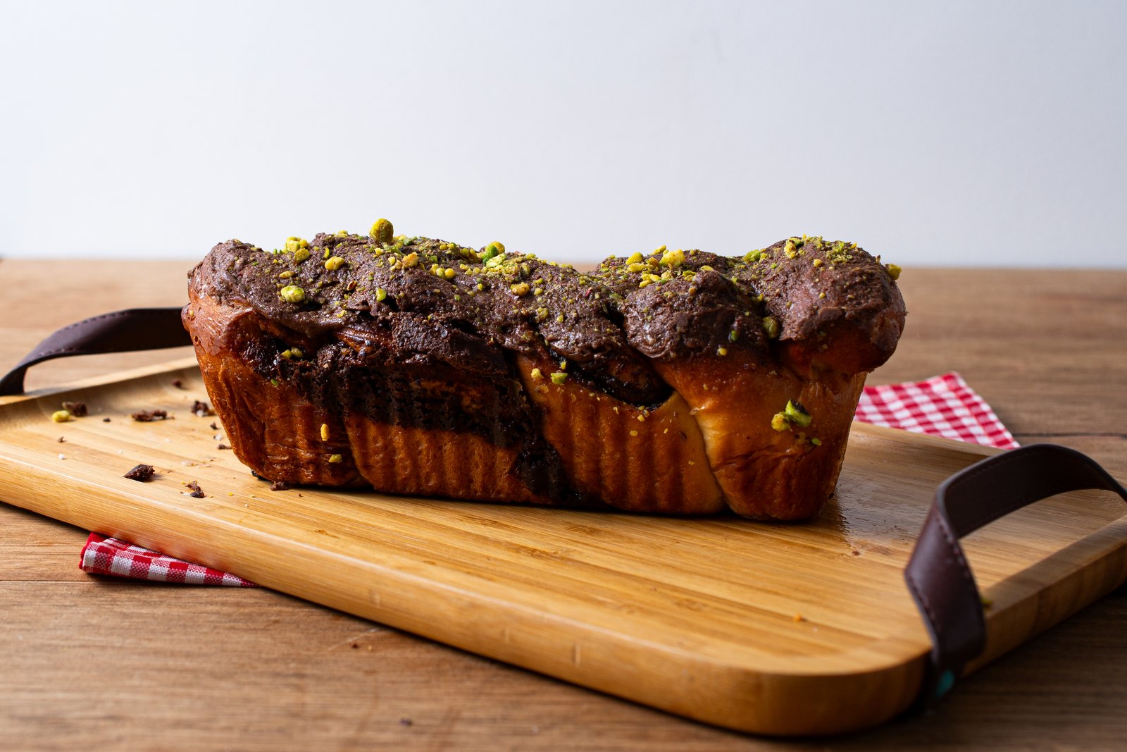 Babka de Nutella e Pistache - foto inteira